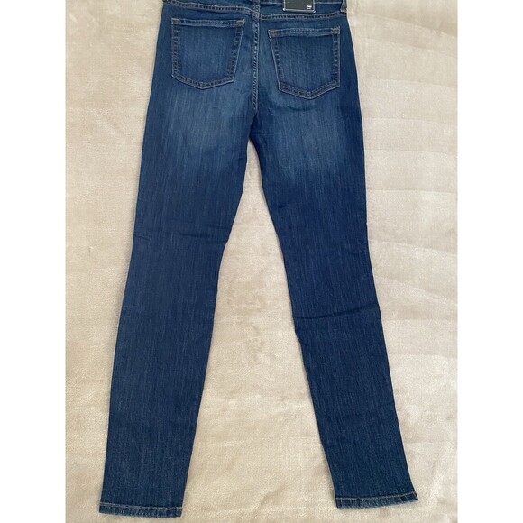 GAP Jeans Womens 4 Regular 27 x 30 Blue Stretch Skinny Denim Leggings Jeggings - Picture 8 of 16